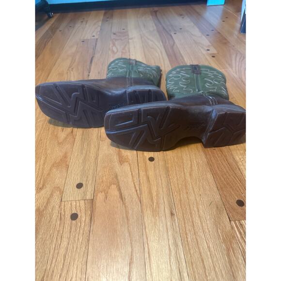 Rebel™ by Durango® Coffee & Cactus Pull-On Western Boot Sz 8.5 - Picture 6 of 9